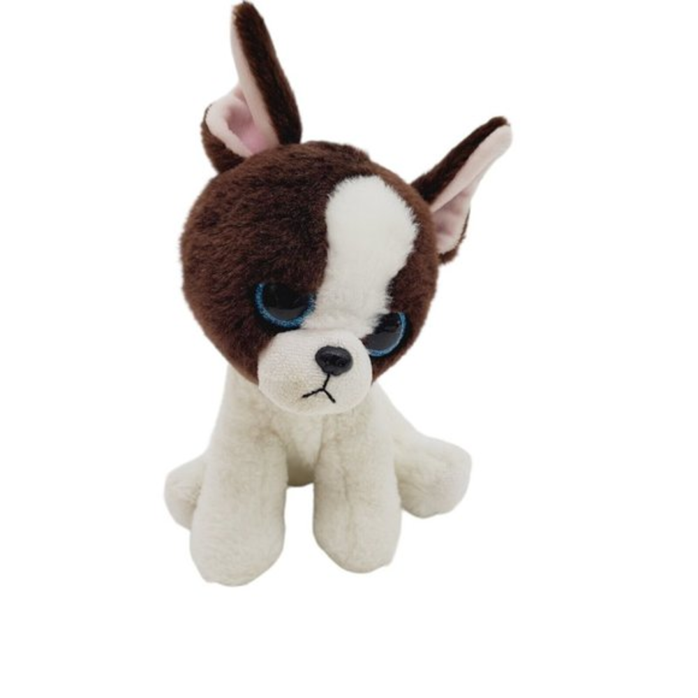 Ty Beanie‎ Boo PORTIA 6" Boston Terrier Plush Stuffed Animal Toy Puppy Dog Eyes